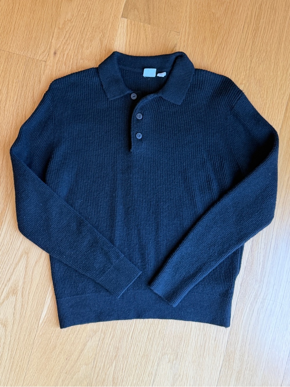 GAP Ribbed Knit Polo Sweater